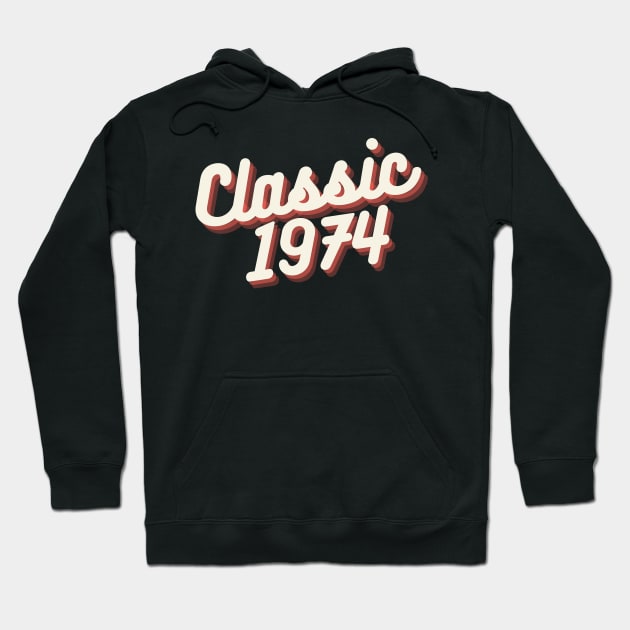 Classic 1974 Hoodie by Etopix